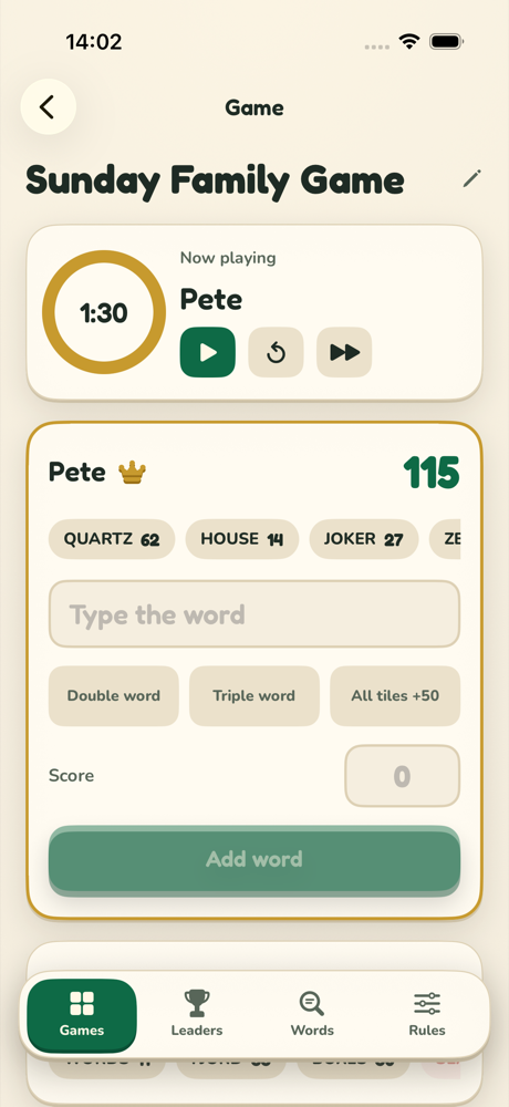 Nabble app screen