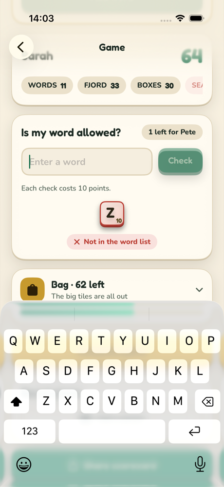 Nabble app screen